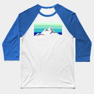 mountain in blues Baseball T-Shirt